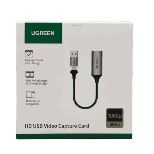 Tarjeta Capturadora De Video Ugreen CM489 HDMI A USB Dual 1080p 4K