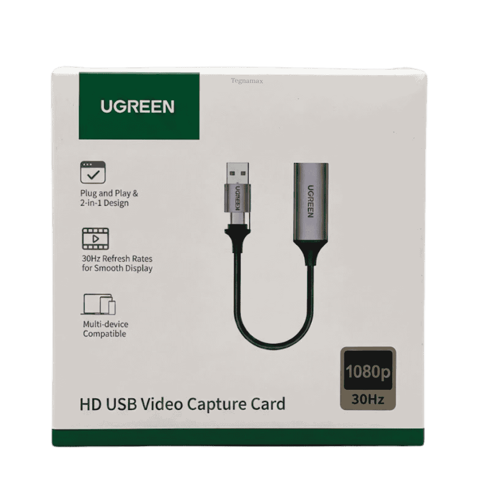 Capturadora De Video Ugreen HDMI A USB 4K 1080P Streaming