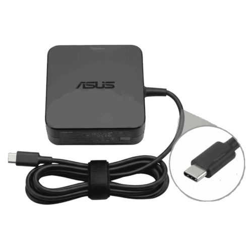 Cargador Para Laptop Asus Tipo C 65W 20V 3.25A Carga Rápida Inteligente