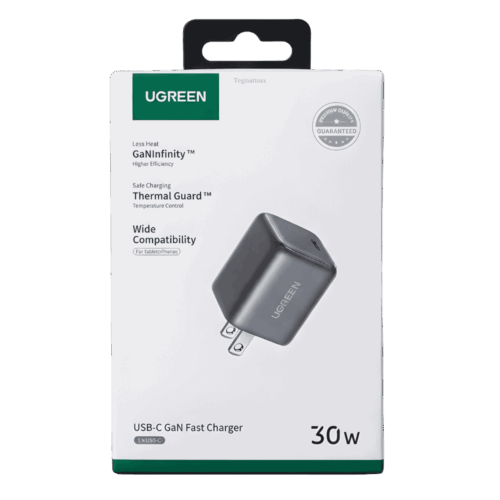 Cubo De Carga Rápida Cargador Ugreen 30W X513 Tipo C Power Delivery