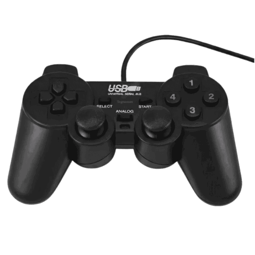 Control Mando Gamepad Para PC USB Ergonómico Con Vibración