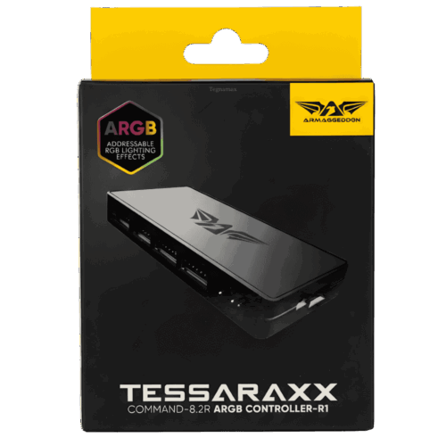 Controladora Hub ARGB 6 Pines Armaggeddon Para Ventiladores PC Gamer