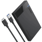 Enclosure externo ugreen para disco duro de 2.5 pulgadas color negro con cable usb