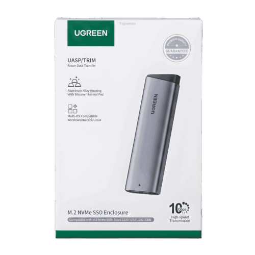 Carcasa Enclosure Externo Ugreen M.2 NVMe CM767 10Gbps De Una Ranura