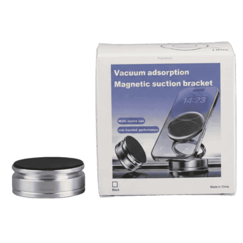 Soporte De Anillo Doble Para Celular Metálico Giratorio 360° Magnético