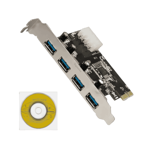 Tarjeta De Expansión PCI Express A 4 Puertos USB 3.0 SuperSpeed 5Gbps