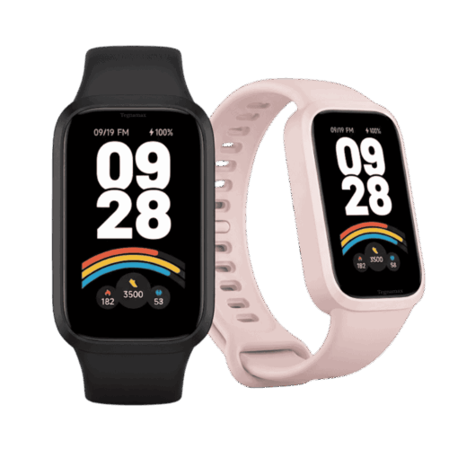 Reloj Inteligente Xiaomi Smart Band 9 Active Pulsera Deportiva Negro Y Rosado