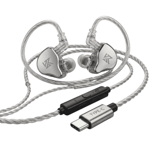 Audífonos In-Ear KZ Tipo C Alta Fidelidad Con Micrófono