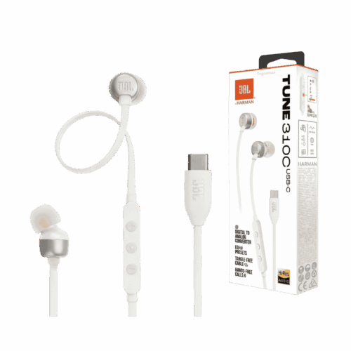 Audífonos Originales JBL Tune 310C In Ear Conexión Tipo C Con Micrófono