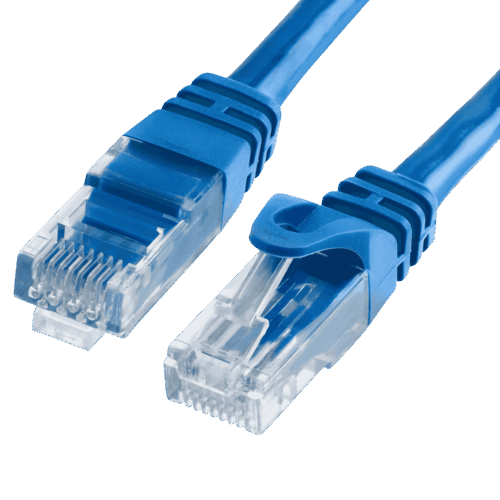 Cable De Red Ethernet Cat6 Azul 5 Metros 1000MHz Conectores RJ45