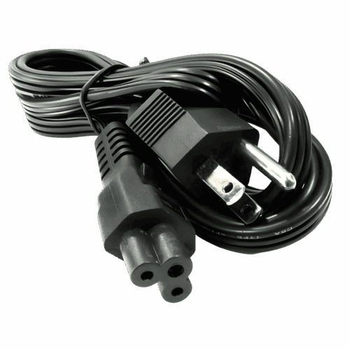 Cable De Poder Trébol Para Cargador De Laptop Universal 3 Pines