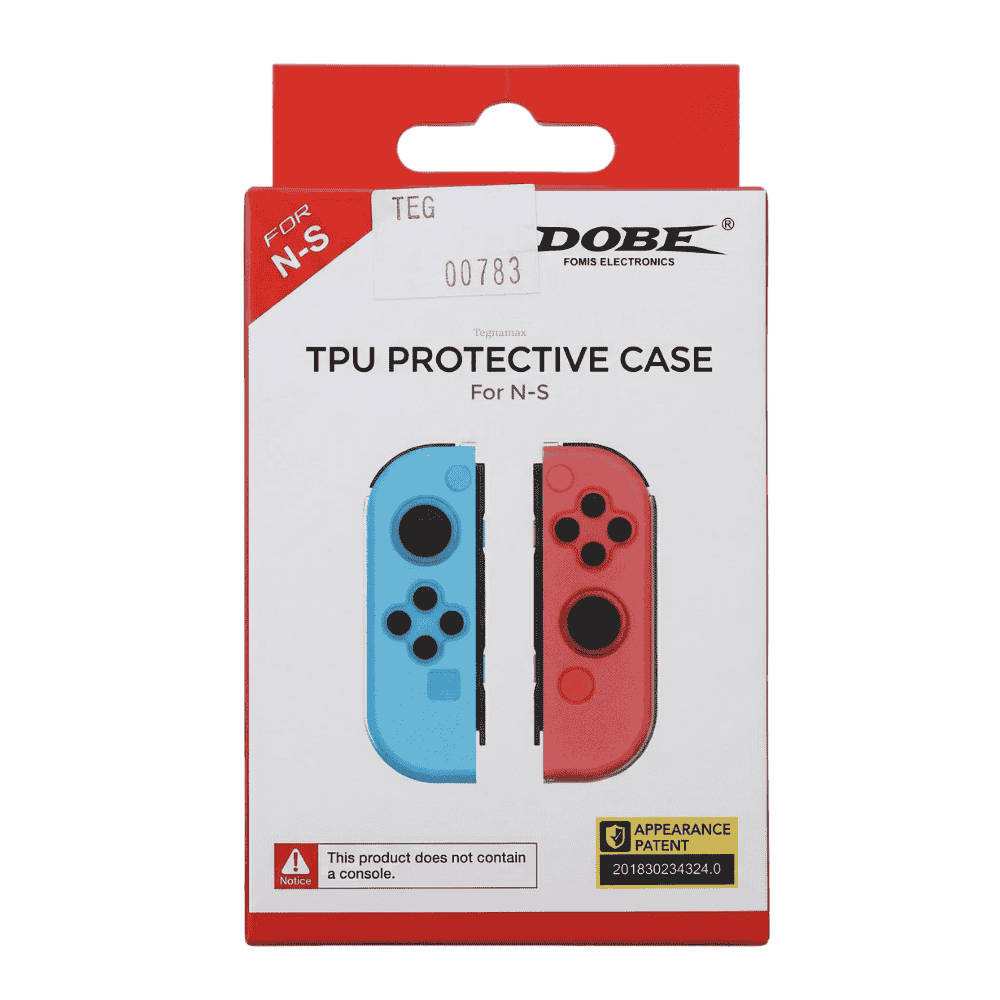 Estuche protector rigido para controles palanca joycon de nintendo switch color negro cerrado