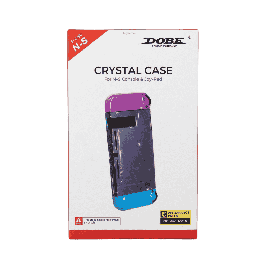 Estuche protector rigido de viaje para consola nintendo switch color negro cerrado