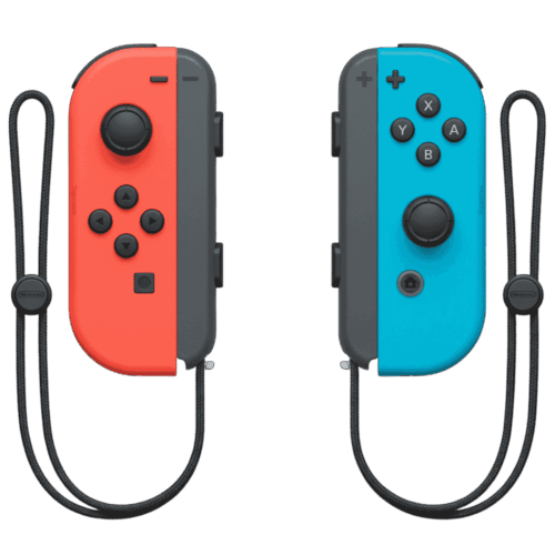 Controles Mandos Inalámbricos Joy-Con Nintendo Switch Par L/R Rojo Neón y Azul Neón