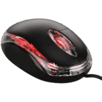 Mouse raton optico economico basico con cable usb color negro