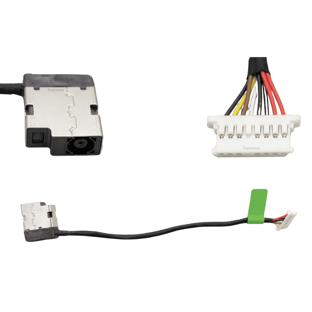 Pin jack de carga interno para laptop hp serie 15 con cable flexible