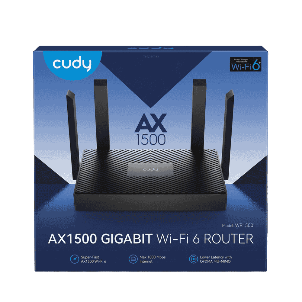 Router inalambrico cudy wr1500 ax1500 gigabit wifi 6 de ultima generacion