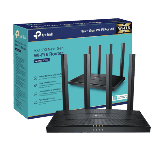 Router Inalámbrico TP-Link Archer AX12 Wi-Fi 6 Dual Band Gigabit