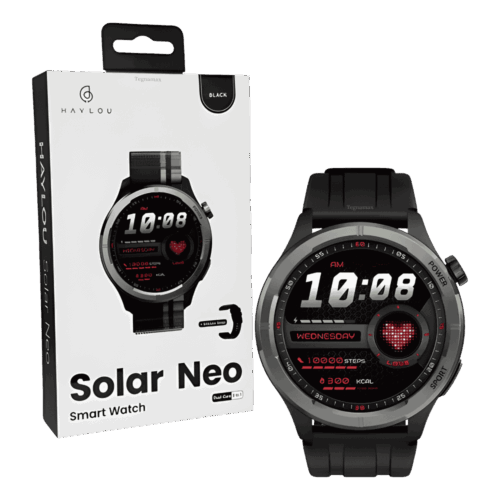 Reloj Inteligente Smart Watch Solar Neo Haylou Pantalla Redonda Deportivo