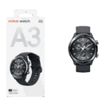 Smartwatch mibro a3 color mocha con pantalla tft de 1.39 pulgadas encendida