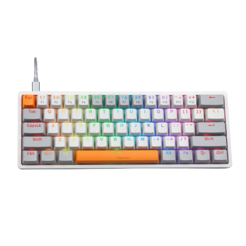 Teclado Mecánico Gamer Redragon Akali K642WGO-RGB 60% Switch Rojo USB