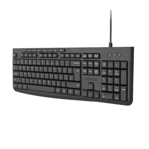 Teclado Alámbrico Meetion USB K295 Multimedia Clásico Ergonomico