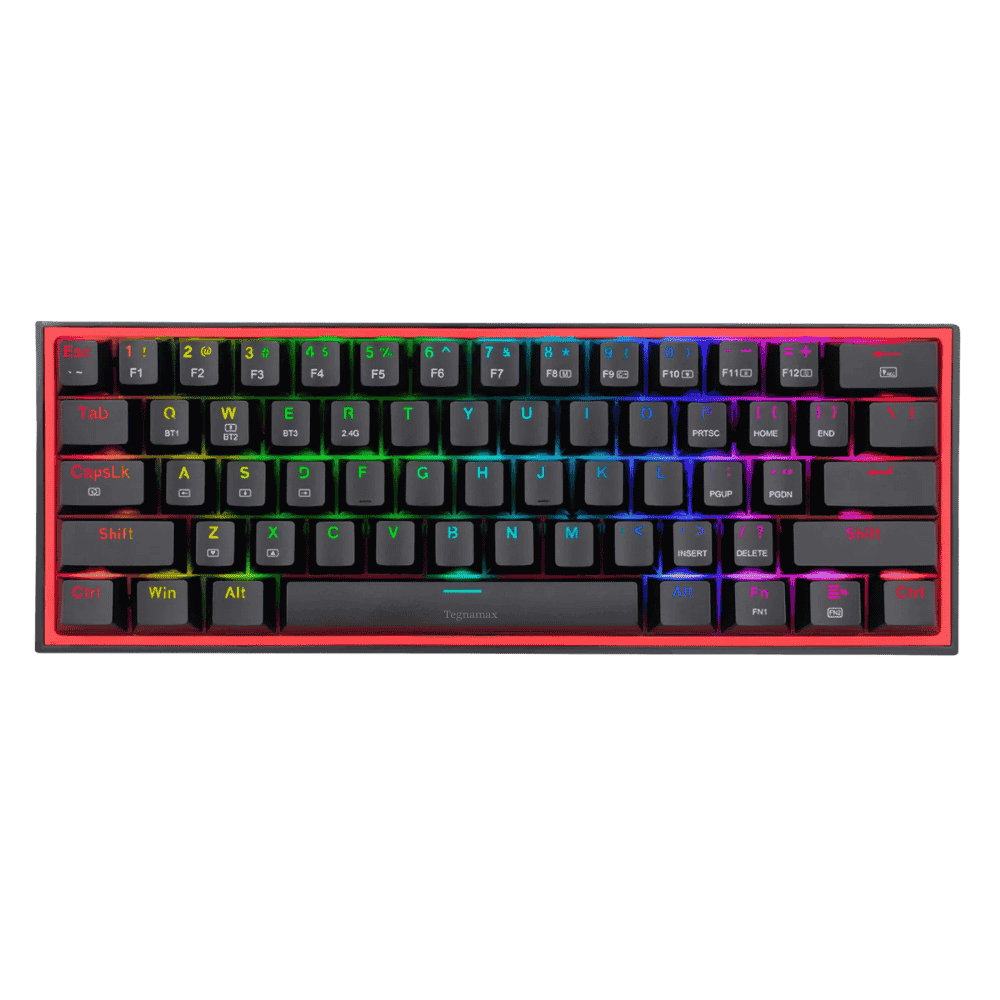 Diagrama mostrando las tres formas de conectar el teclado fizz pro mediante bluetooth receptor y cable