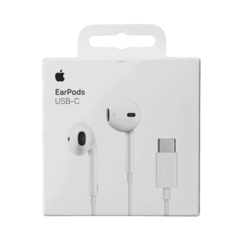 Audífonos Apple EarPods Originales Conector Tipo C Blancos