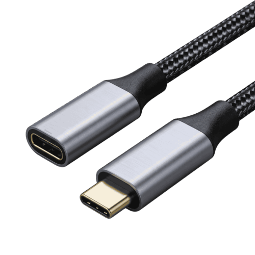 Cable Extensión USB Tipo C Macho A Hembra 2 Metros Carga Rápida 240W