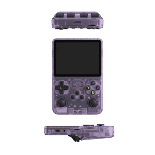 Consola De Videojuegos Portátil R36HD Retro Mini HDMI Morada