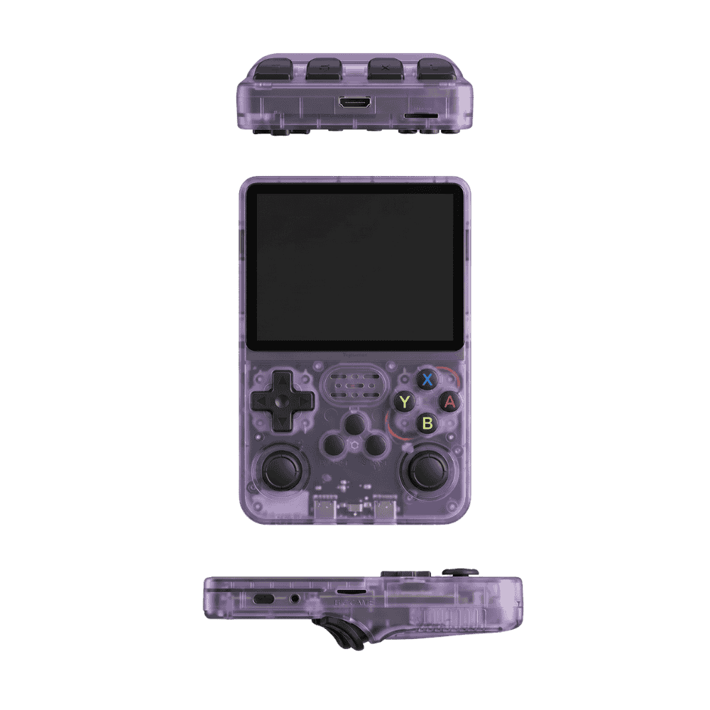 Consola De Videojuegos Portátil R36HD Retro Mini HDMI Morada