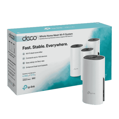 Sistema Red Wi-Fi Malla TP-Link Deco M4 AC1200 MU-MIMO 3-Pack Gigabit