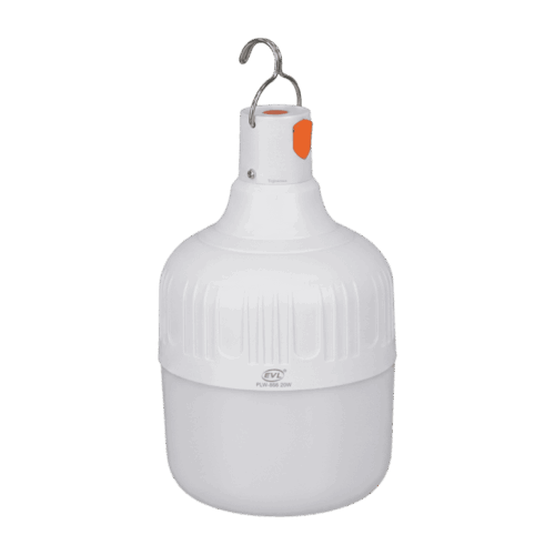 Foco Bulbo LED Recargable USB 20W Portátil 5 Tonos Emergencia