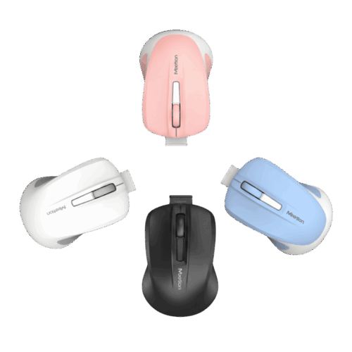 Mini Mouse Inalámbrico Meetion MT-MiniGo Recargable Silencioso Colores