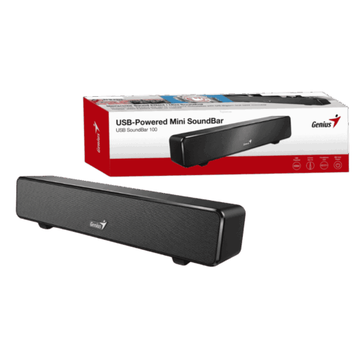 Parlante Barra De Sonido Genius Soundbar 100 USB Estéreo Negro