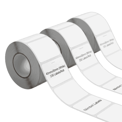 Rollo De Etiquetas Térmicas Niimbot 4x3 cm 230 Unidades Adhesivas