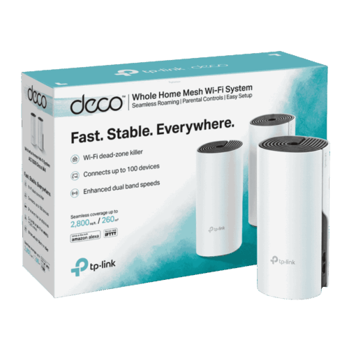 Sistema Red Wi-Fi Malla TP-Link Deco M4 AC1200 Qualcomm 2-Pack