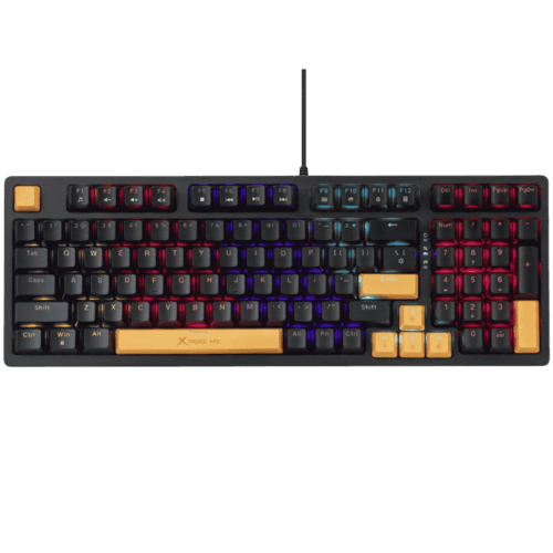 Teclado Gamer Mecánico Xtrike Me DK997 100% Switch Red Inglés