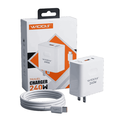 Cargador De Pared Tipo C Carga Rápida 240W Widdis Adaptador