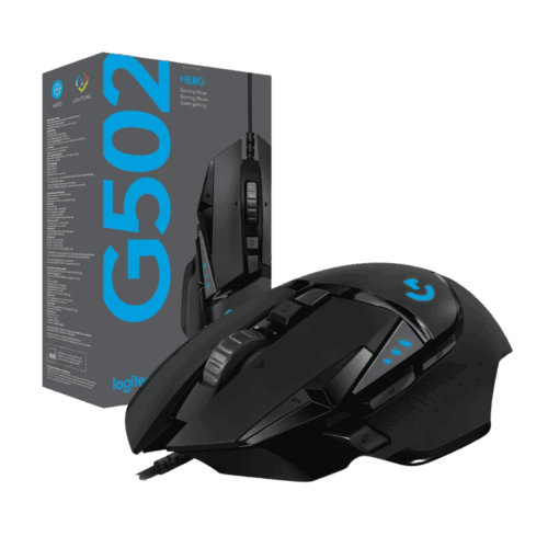 Mouse Gamer Logitech G502 Hero USB 16000 DPI RGB Ajustable