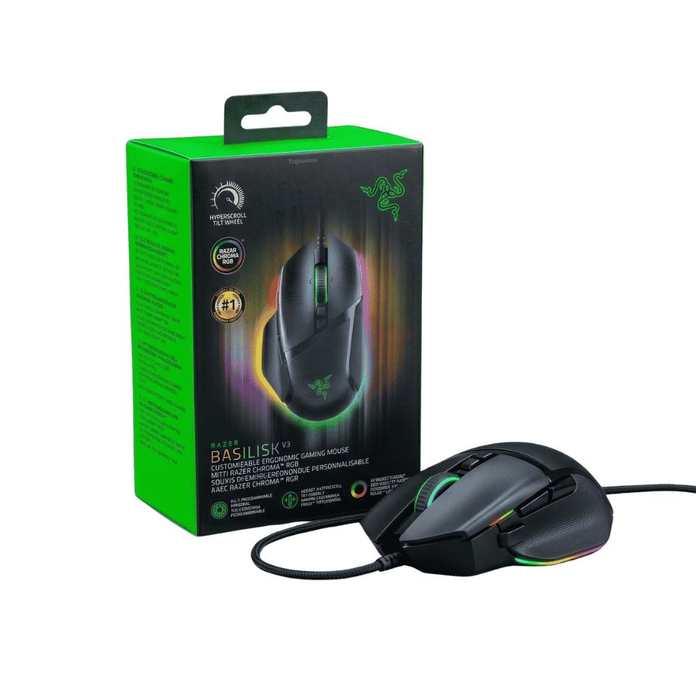 Mouse Gamer Razer Basilisk V3 Alámbrico RGB 26000 DPI Óptico