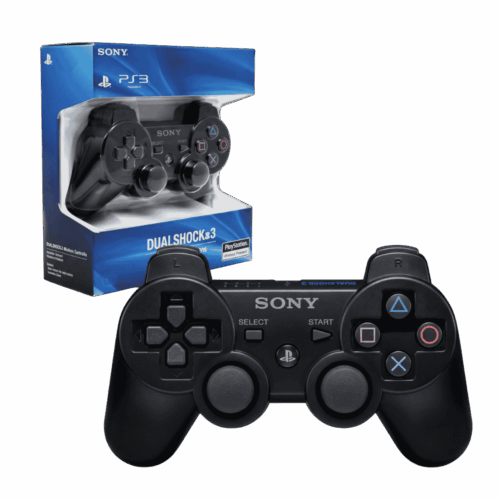 Palanca Para PS3 Color Negro Inalámbrica Control Compatible Dualshock