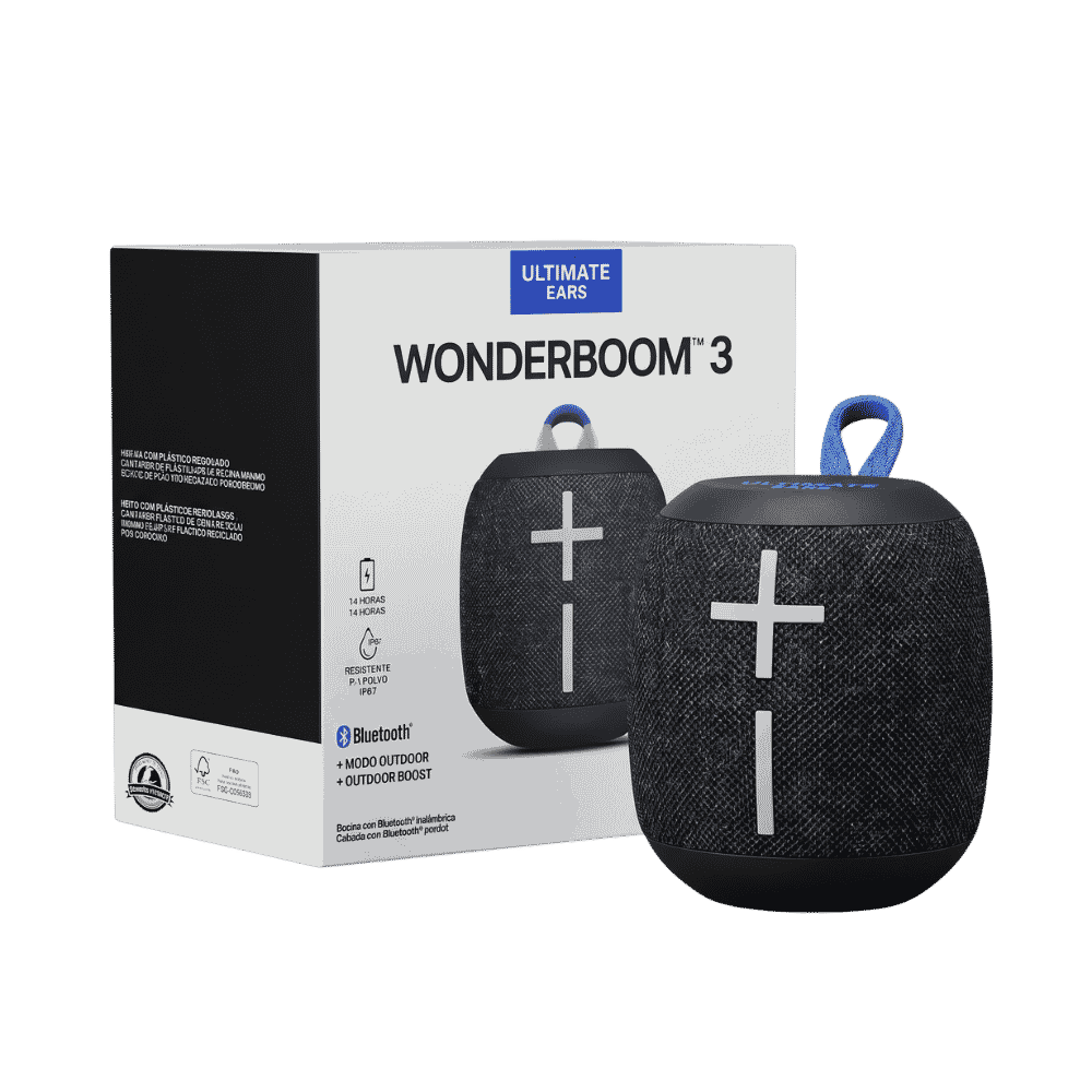 Parlante Bluetooth Logitech Ultimate Ears Wonderboom 3 Active Portátil