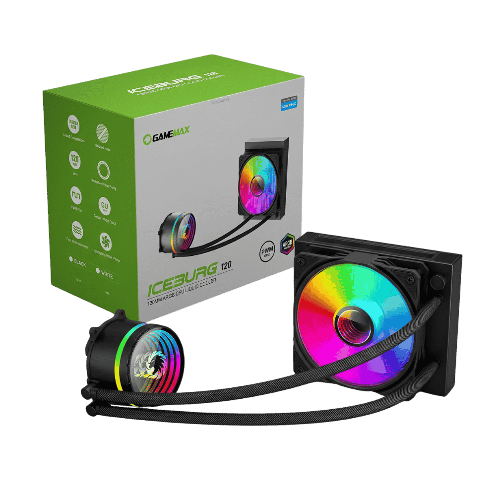 Refrigeración Líquida Gamemax ICE 120 ARGB Cooler CPU 1 Fan