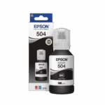 Botella de tinta negra para Epson EcoTank serie 504