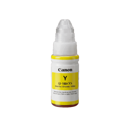 Botella De Tinta Pixma Canon Amarilla Compatible MegaTank 70ml