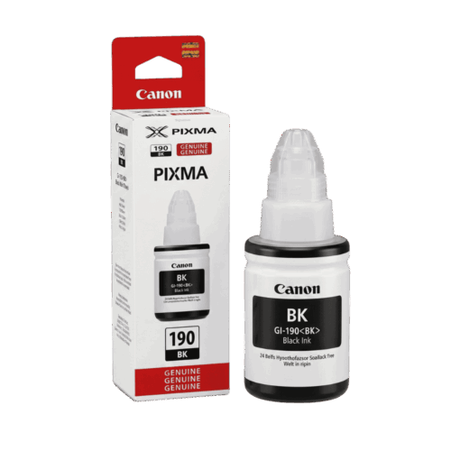 Botella De Tinta Prixma Canon Negra Compatible MegaTank 135ml