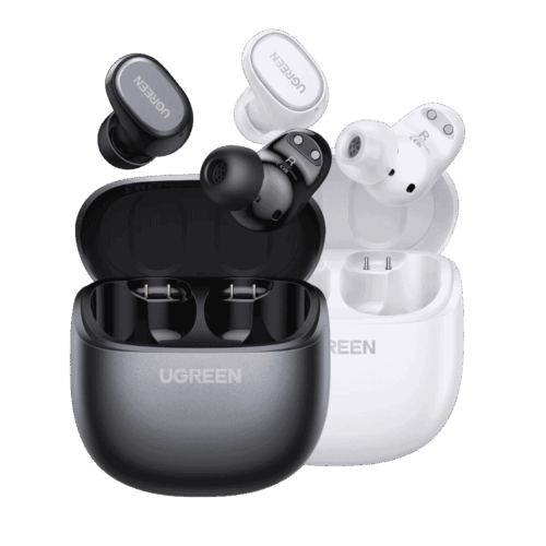 Audífonos Inalámbricos UGREEN Dots WS220 Bluetooth con Cancelación de Ruido AI