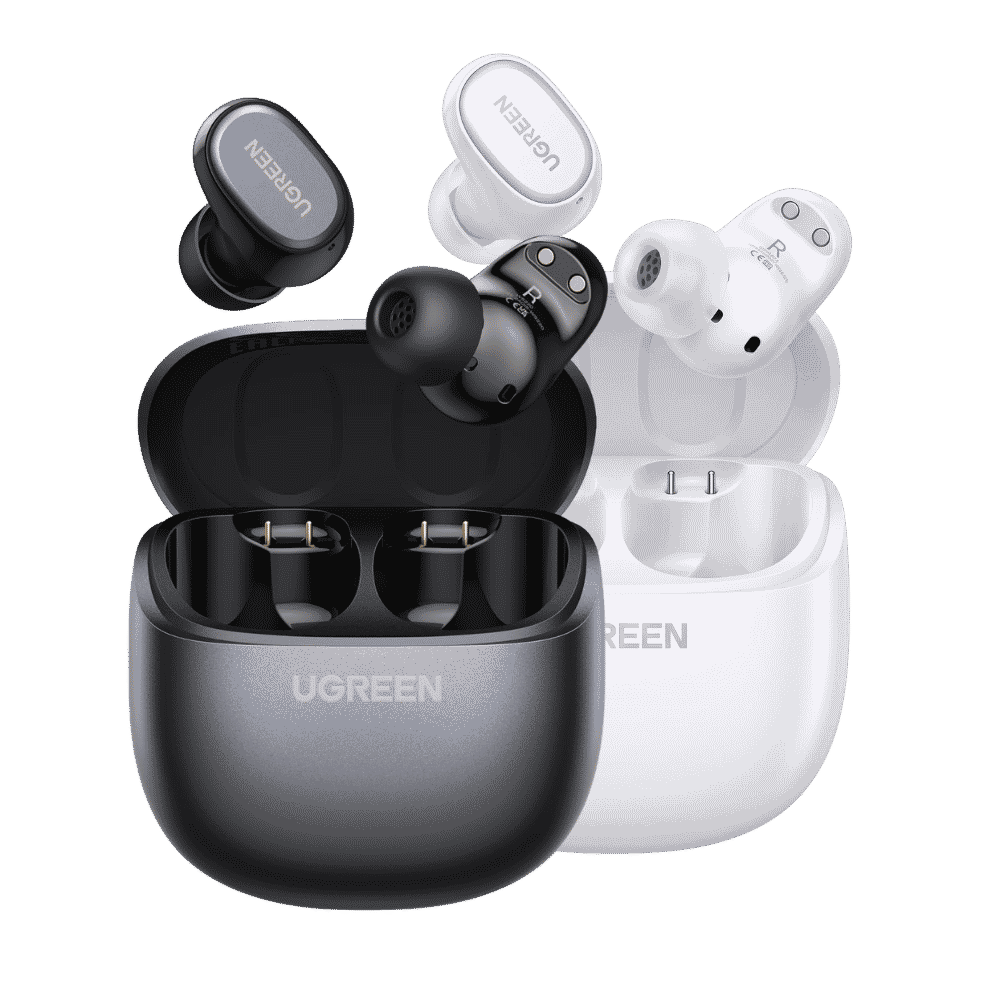 Audífonos Inalámbricos UGREEN Dots WS220 Bluetooth con Cancelación de Ruido AI