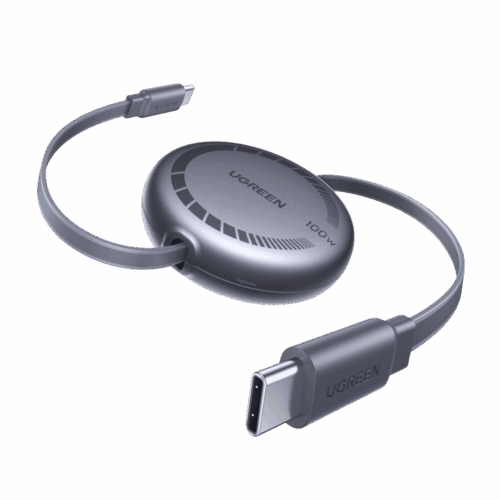 Cable Retráctil UGREEN Tipo C a Tipo C de 100W PD 1 Metro